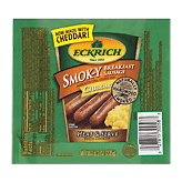 Eckrich Smok-Y breakfast sausage, cheddar, naturally hardwood smoked Full-Size Picture